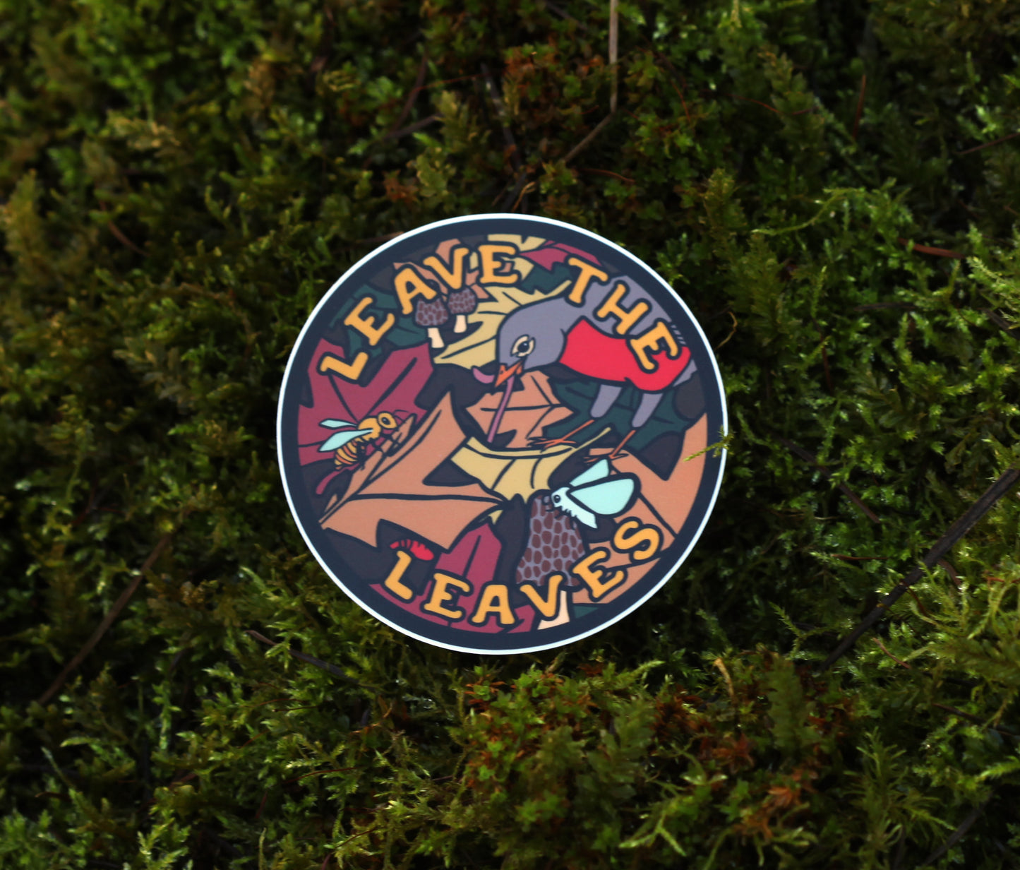 Leave the Leaves Sticker