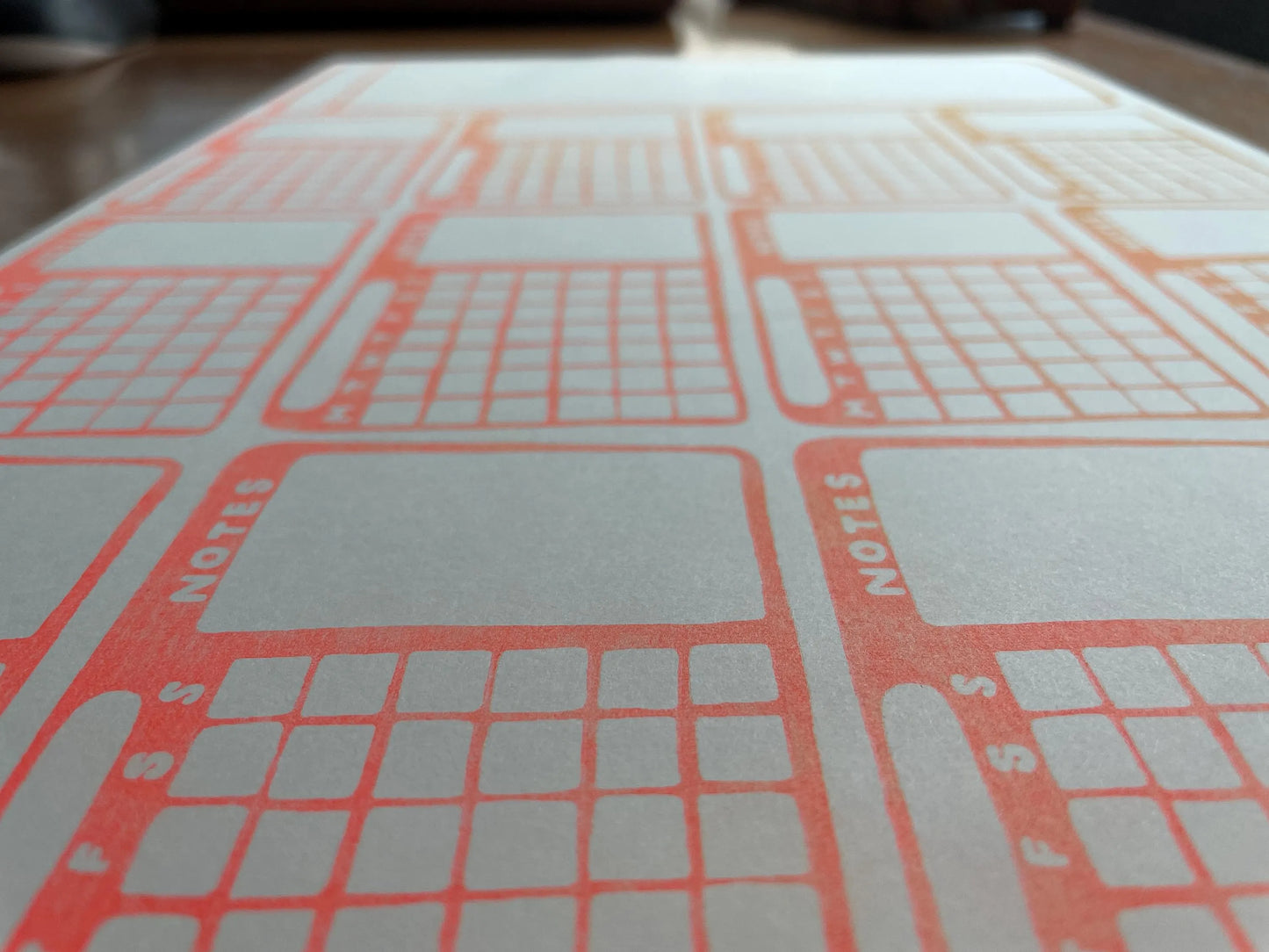 Customizable Goal Calendar / Habit Tracker Risograph Poster