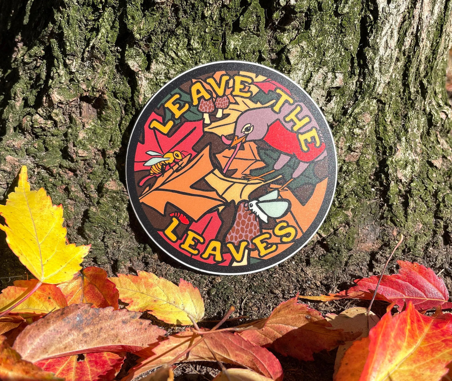 Leave the Leaves Sticker