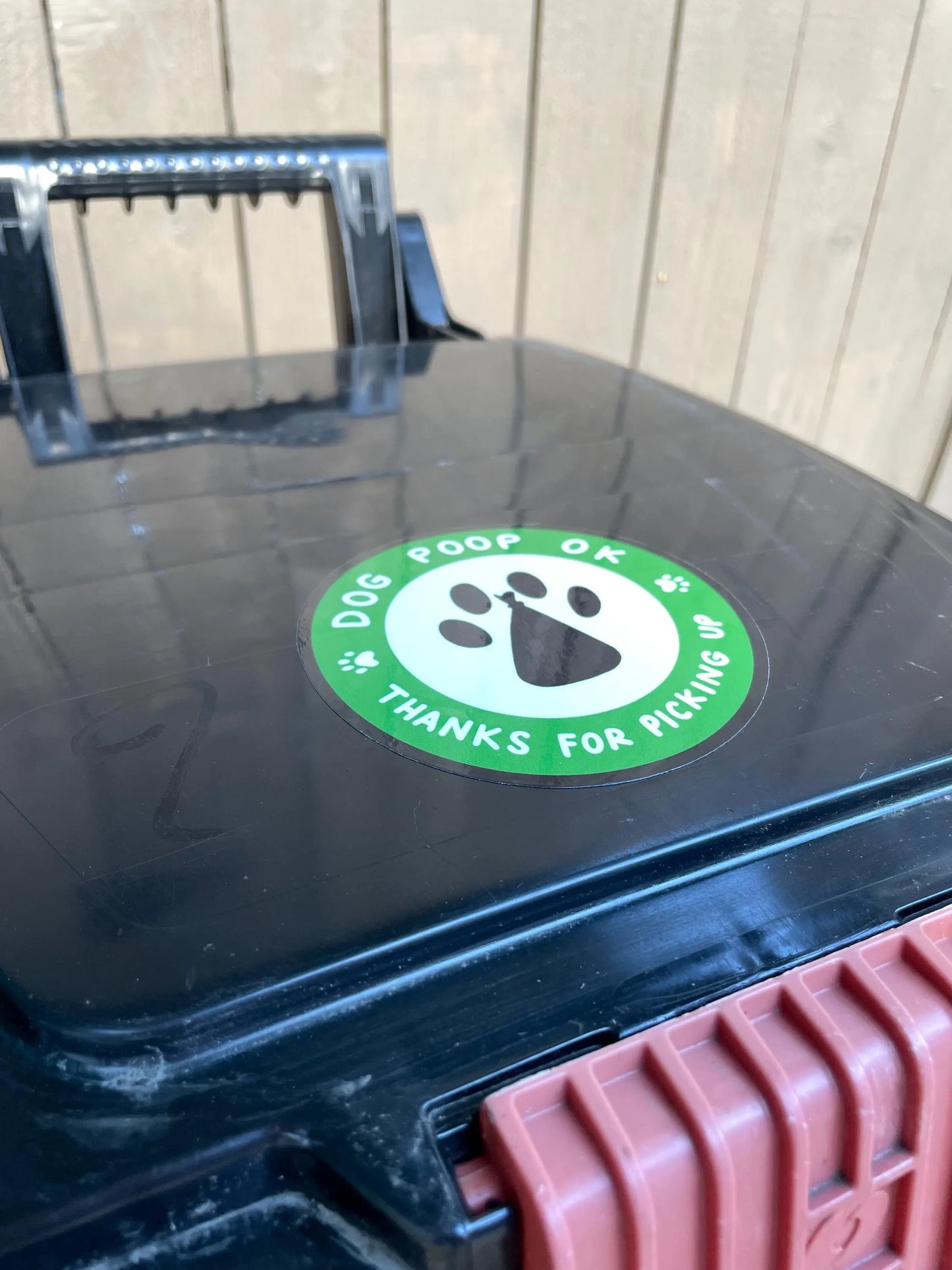 Dog Poop OK Sticker