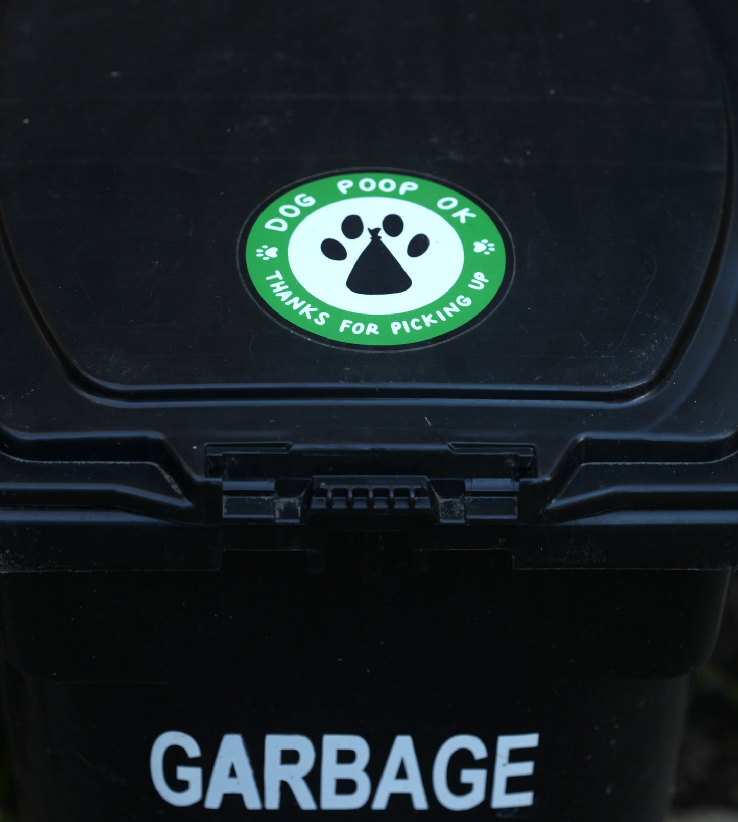 Dog Poop OK Sticker