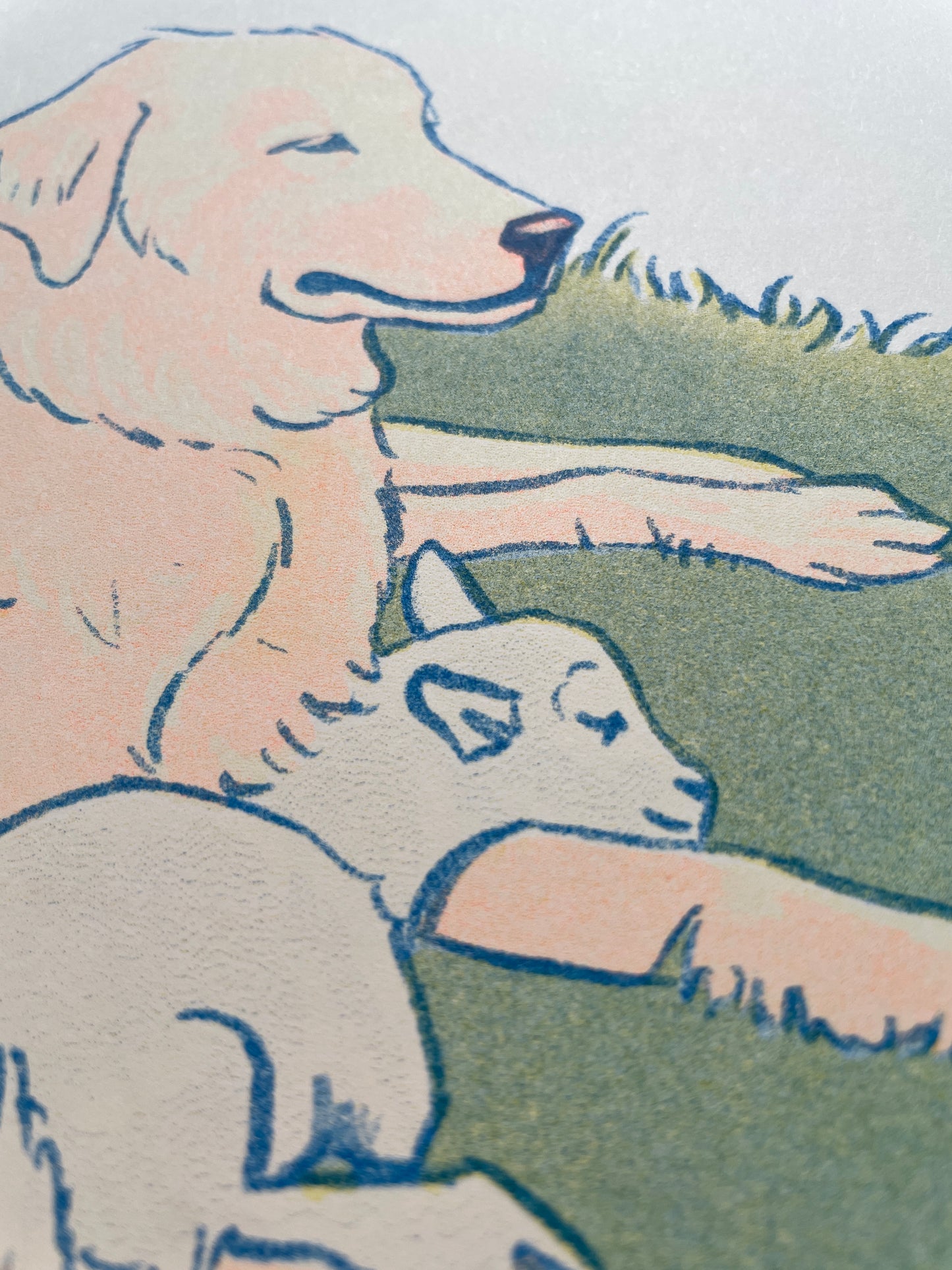 Guardian Risograph Print