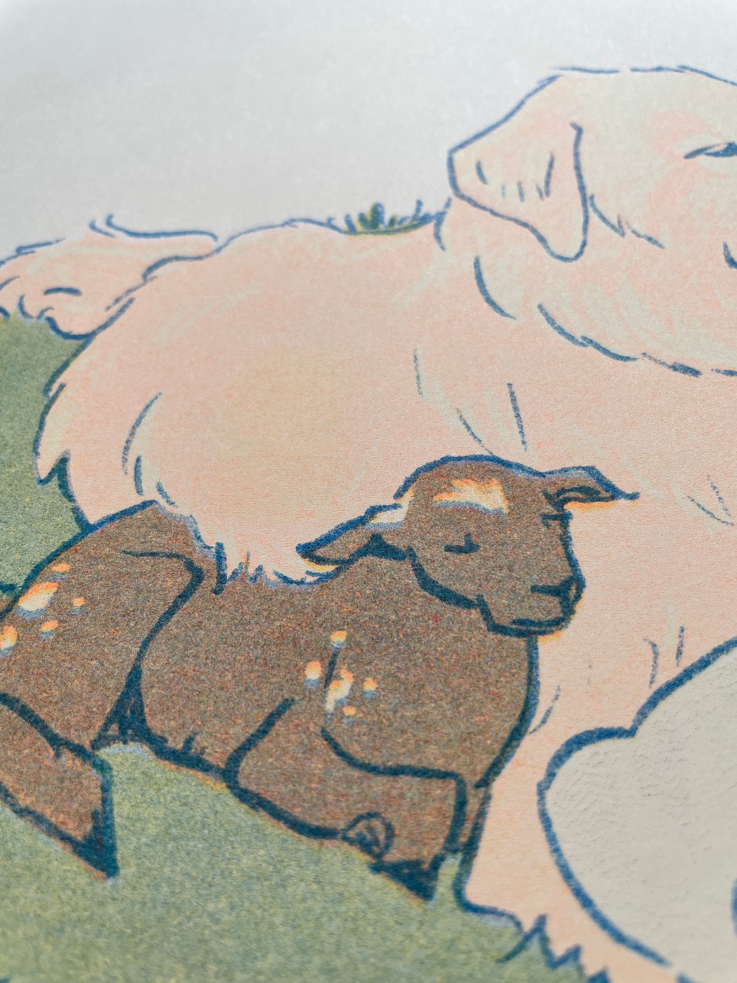 Guardian Risograph Print