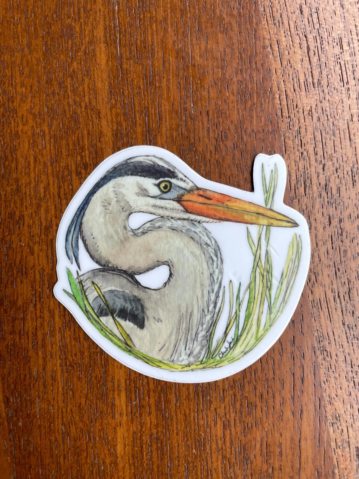 Great Blue Heron Sticker