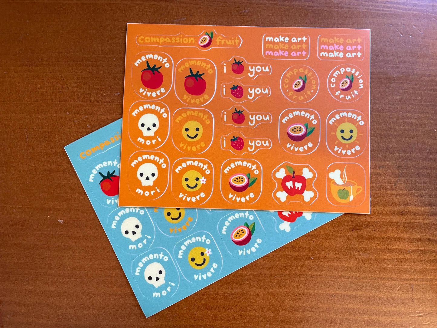 Compassion Sticker Sheet (orange)
