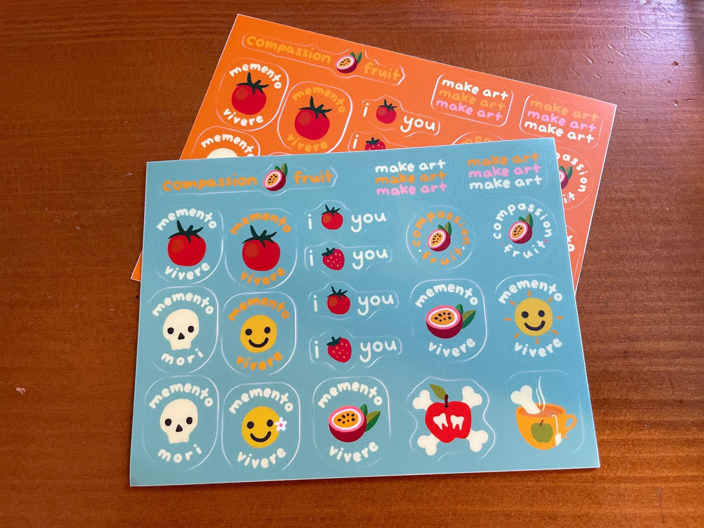 Compassion Sticker Sheet (teal)