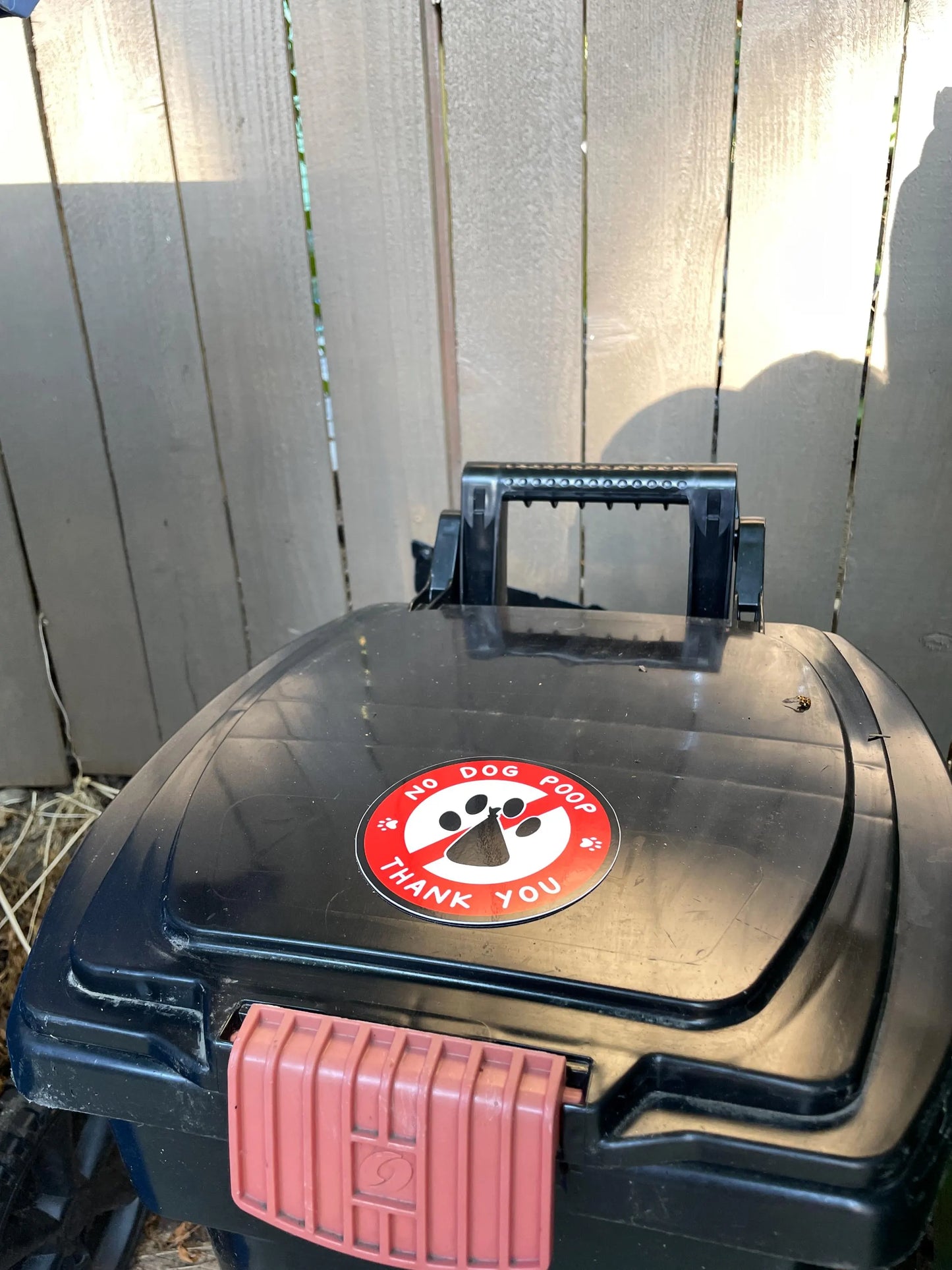 No Dog Poop Sticker